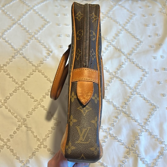 Authentic Louis Vuitton Monogram Briefcase Laptop Travel Bag Tote - Picture 3 of 16